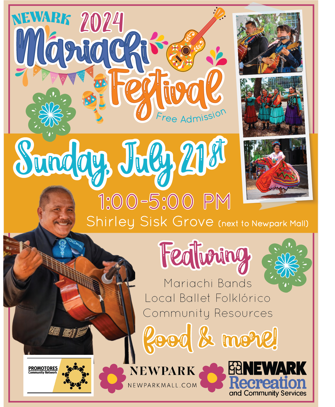 Newark Rec presents the 10th Mariachi Festival