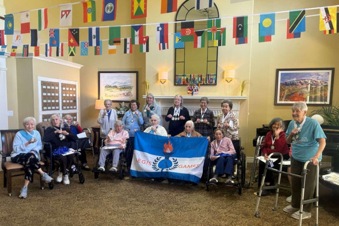 Aegis Games brings Olympic spirit to Fremont senior living center