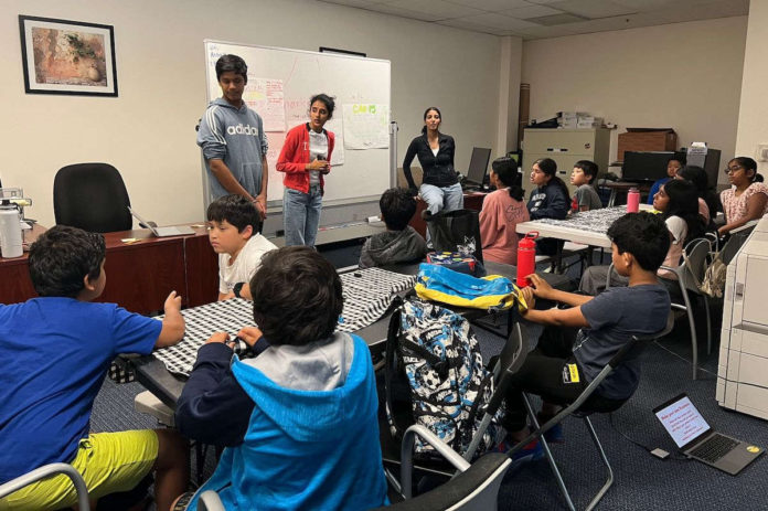 students in classroom