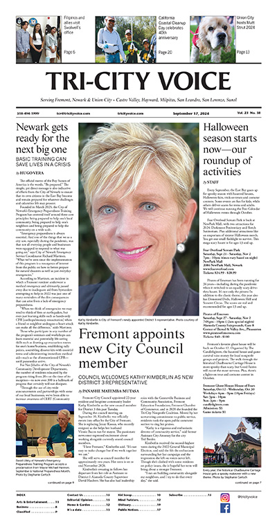 Newspaper, local news, media, Fremont, Newark, Union City + Castro Valley, Hayward, Milpitas, San Leandro and Sunol California, Fremont appoints new City Council member