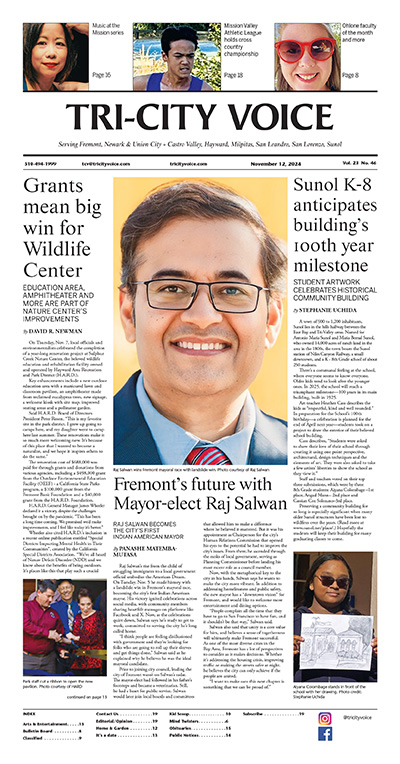 Newspaper, local news, media, Fremont, Newark, Union City + Castro Valley, Hayward, Milpitas, San Leandro and Sunol California, Fremont’s future with Mayor-elect Raj Salwan