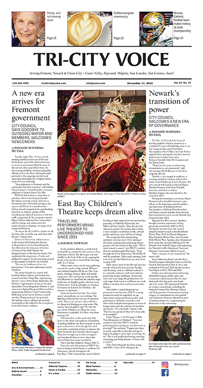 Newspaper, local news, media, Fremont, Newark, Union City + Castro Valley, Hayward, Milpitas, San Leandro and Sunol California,East Bay Children’s Theatre keeps dream alive