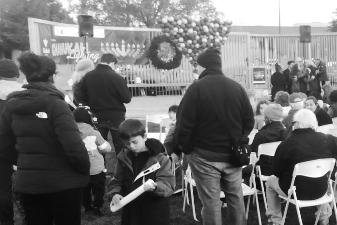 Menorah Lighting held in Downtown Fremont