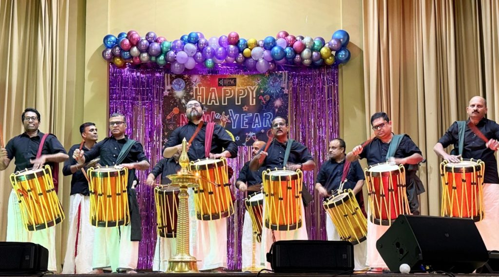 One of the performances was a traditional South Indian drum concert. All photos courtesy of James Varghese.