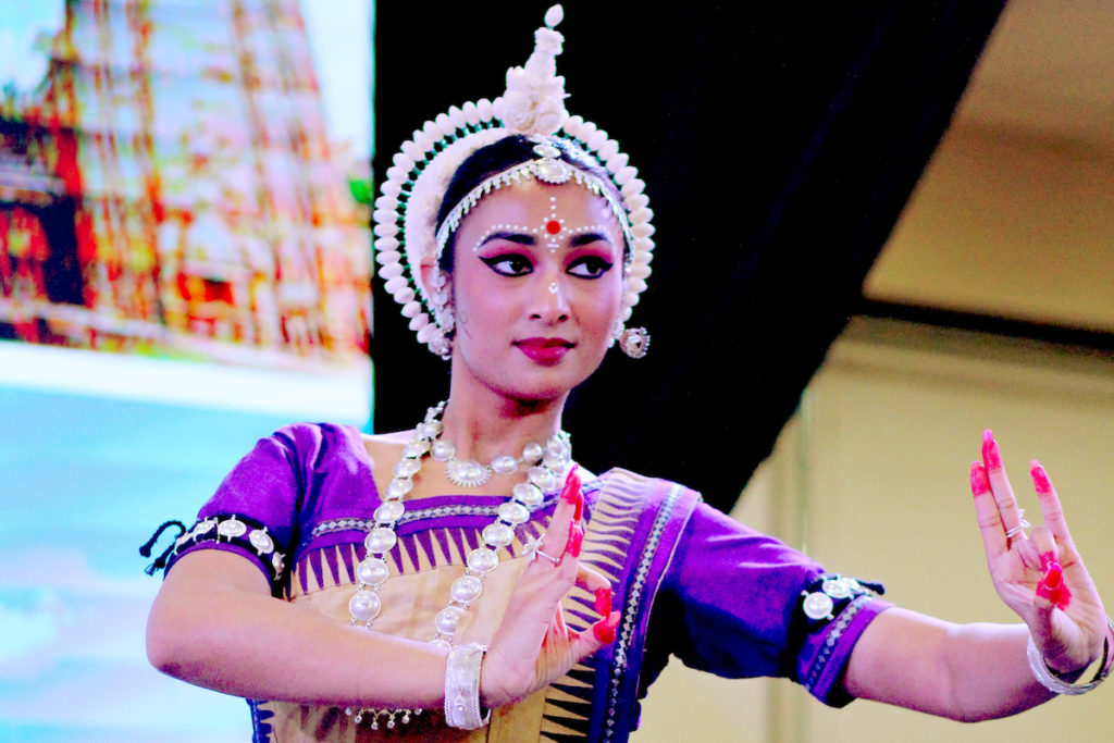 The stately dance representing the state of Odisha was controlled and elegant. Photo by Victor Carvellas