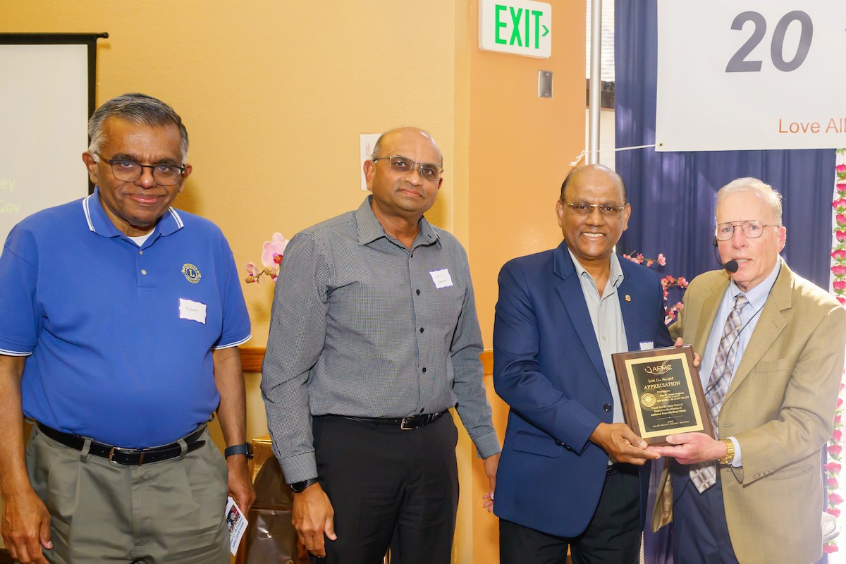 Ashland Free Medical Clinic recognizes Hayward Silicon Valley Lions Club