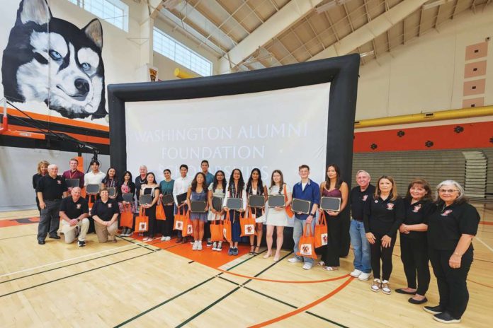 Washington High receives scholarships and classroom grants