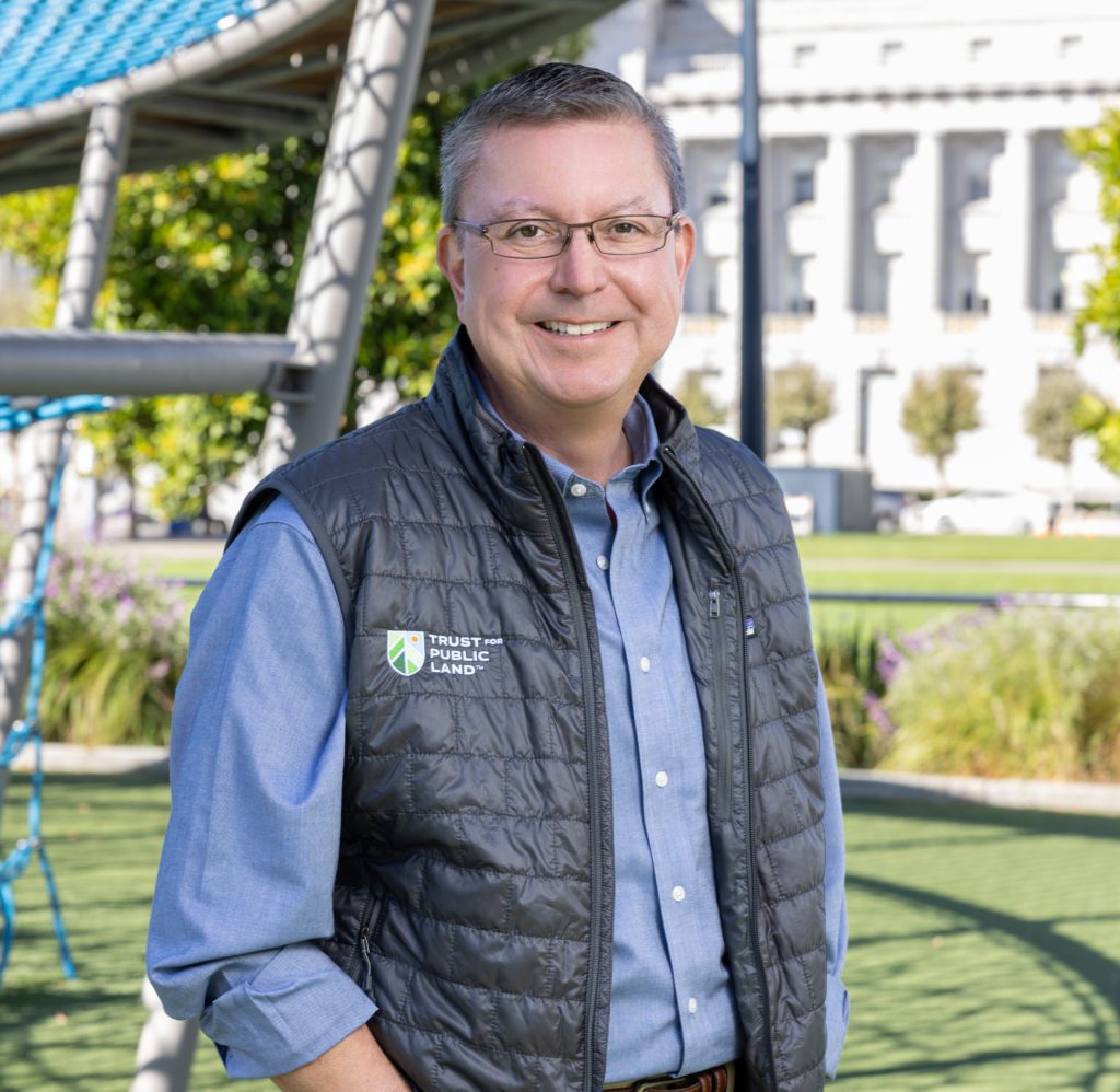 Guillermo Rodriguez, California state director for Trust for Public Land, is proud to live in San Francisco where all residents are within a 10-minute walk of a park. Courtesy of Guillermo Rodriguez