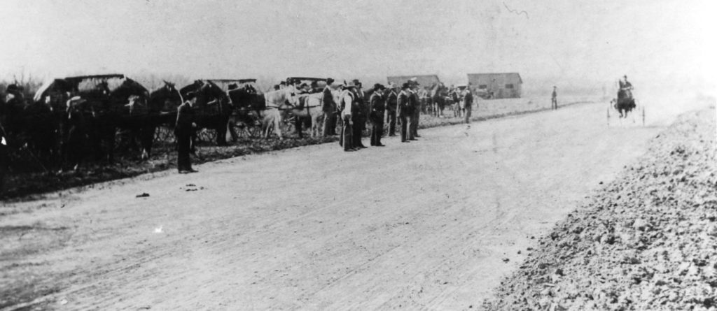 Sulky race at the Walton Track, Centerville, 1920s.  Courtesy of Washington Township Museum of Local History