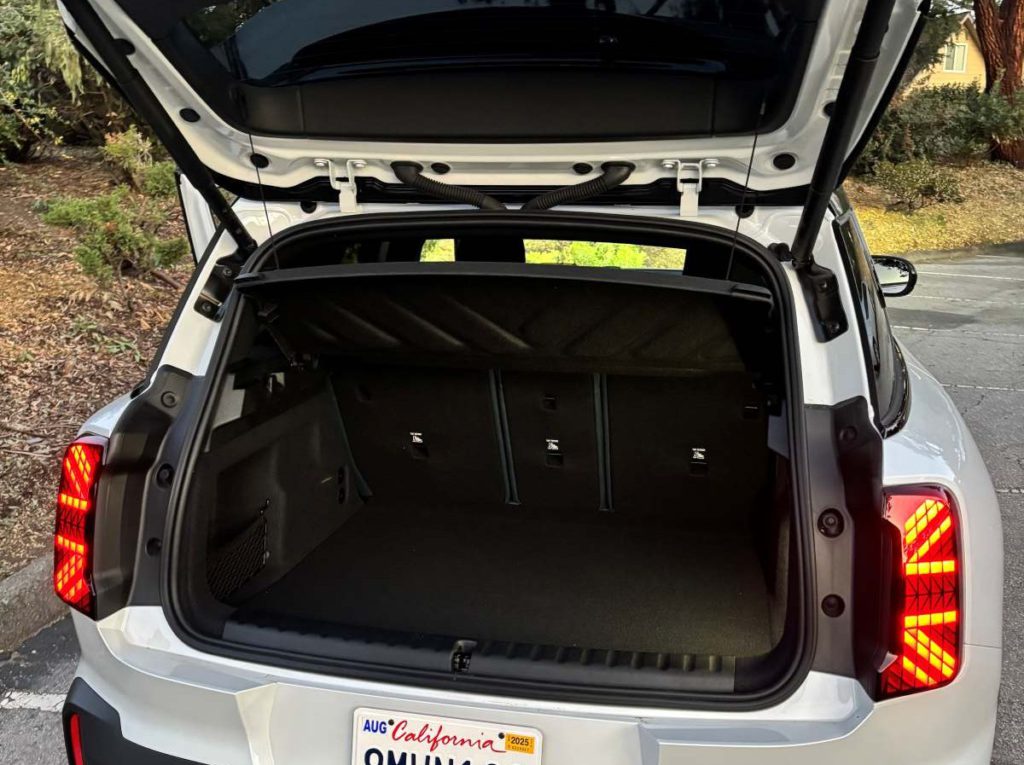 Slightly larger than a standard mini, the Countryman has a larger back seat and storage space. Michael Coates