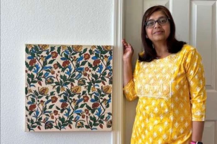 Demo showcases traditional Indian art of Kalamkari