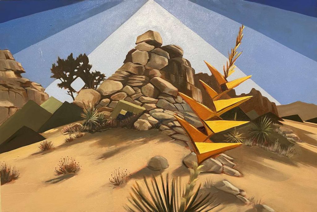 Hobbs’ work shows geometric shapes and patterns that lie invisible in nature. Courtesy of FAA