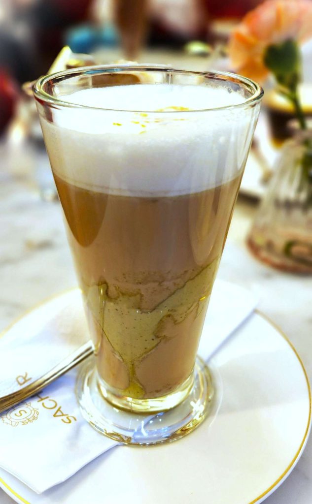 Protein, fat and steam come together to create a creamy froth in coffee drinks. This one uses pistachio milk. Daniel O’Donnell