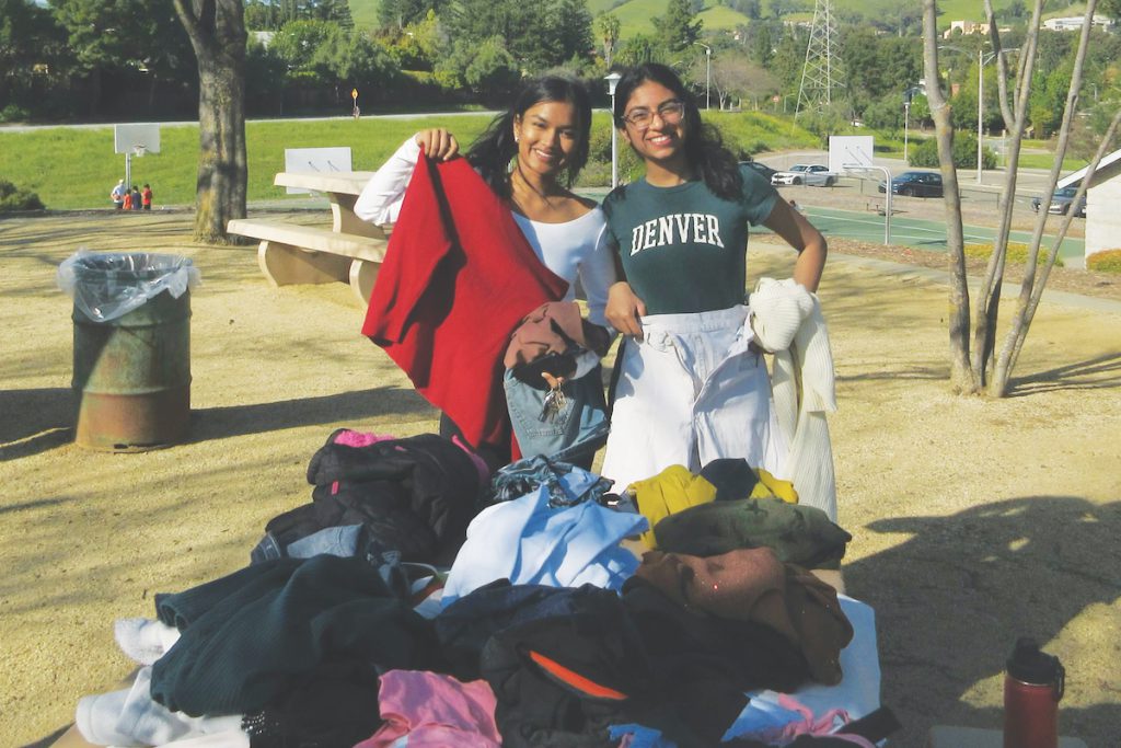 A Greenkeepers clothing swap encouraged students to exchange gently used clothing rather than buying from fast fashion retailers.
Courtesy of Greenkeepers