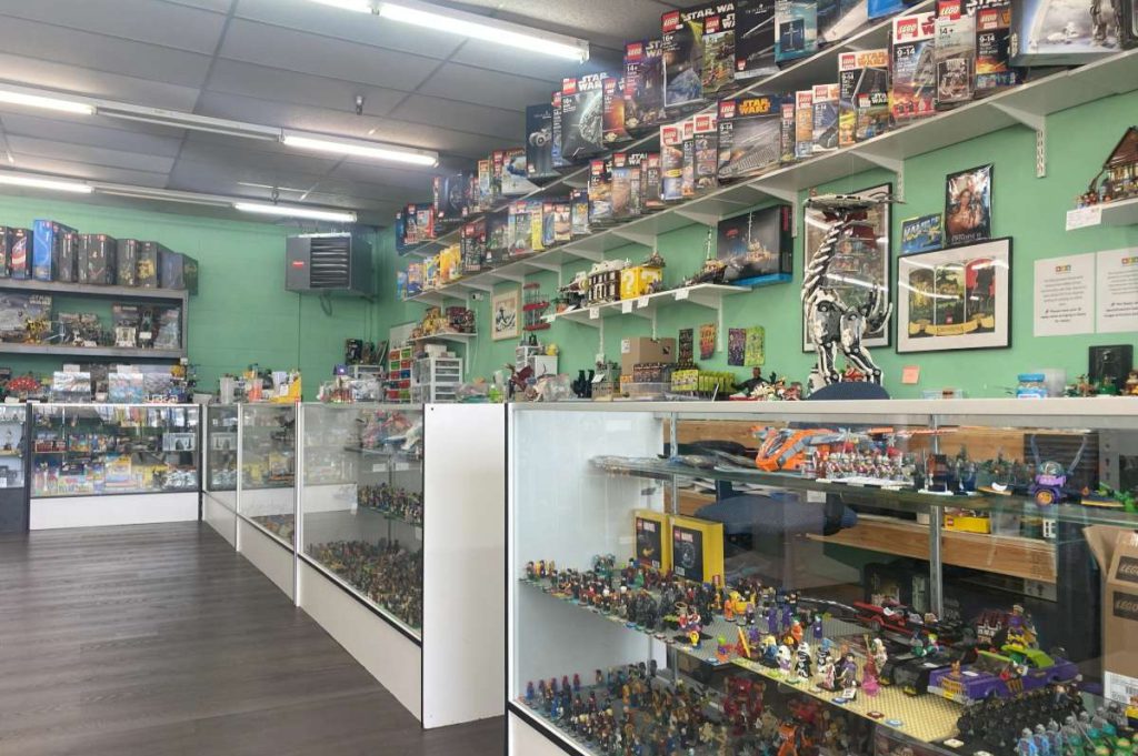 The current shop has 3,000 square feet of space for LEGO shopping and events.
Courtesy of Mike Marinakis
