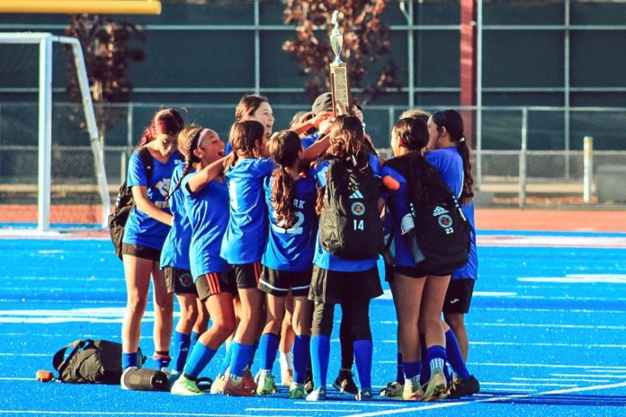 Newark Middle School’s girls’ soccer win league championship