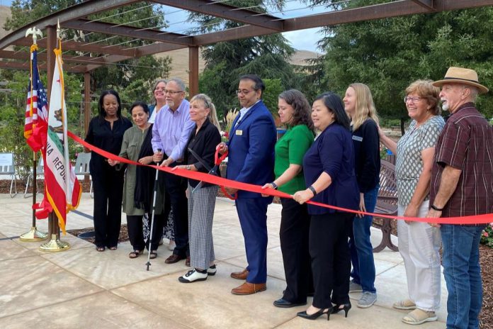 Rose garden blooms in Fremont