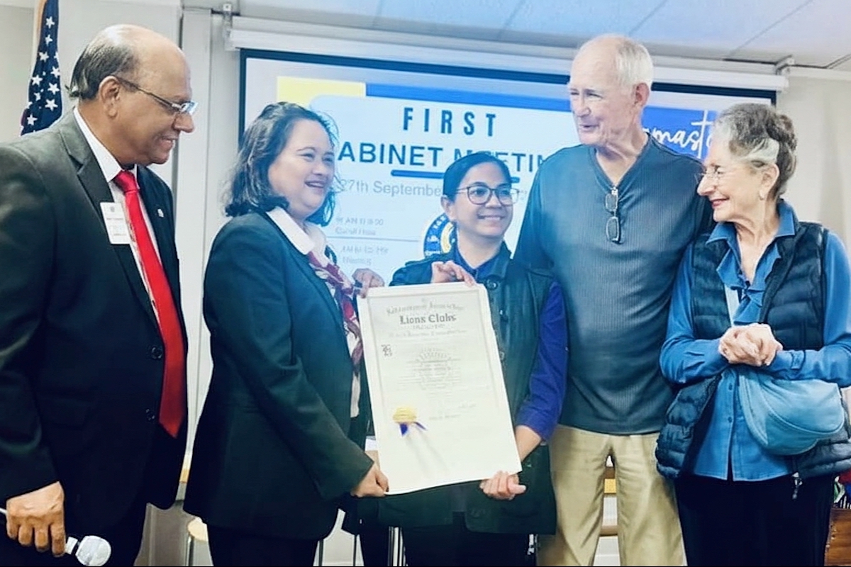 Medical professionals charter new Lions Club in East Bay