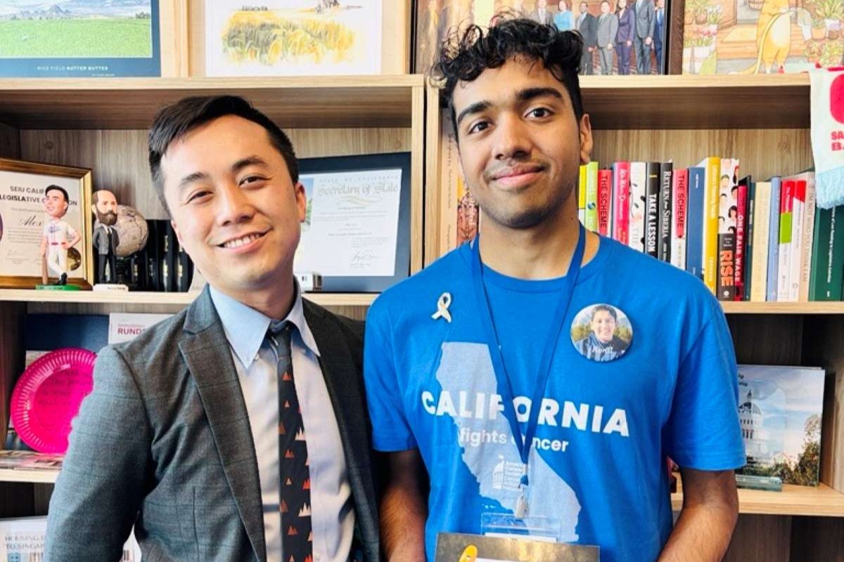 Local student advocates for childhood cancer research