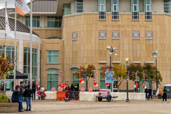 Fall is in the air in downtown Hayward