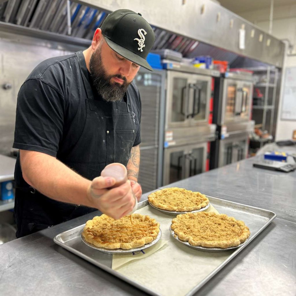 Ricky Davis brought his idea of making pies from scratch to another level when opening a pie shop.
April Ramos 
