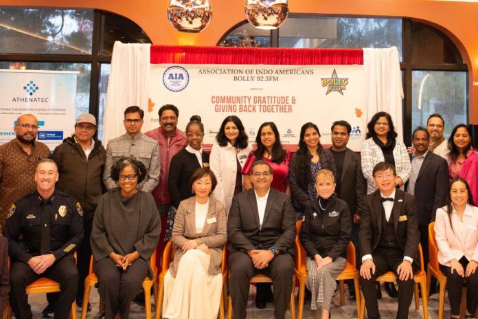 Indo American Association gives back