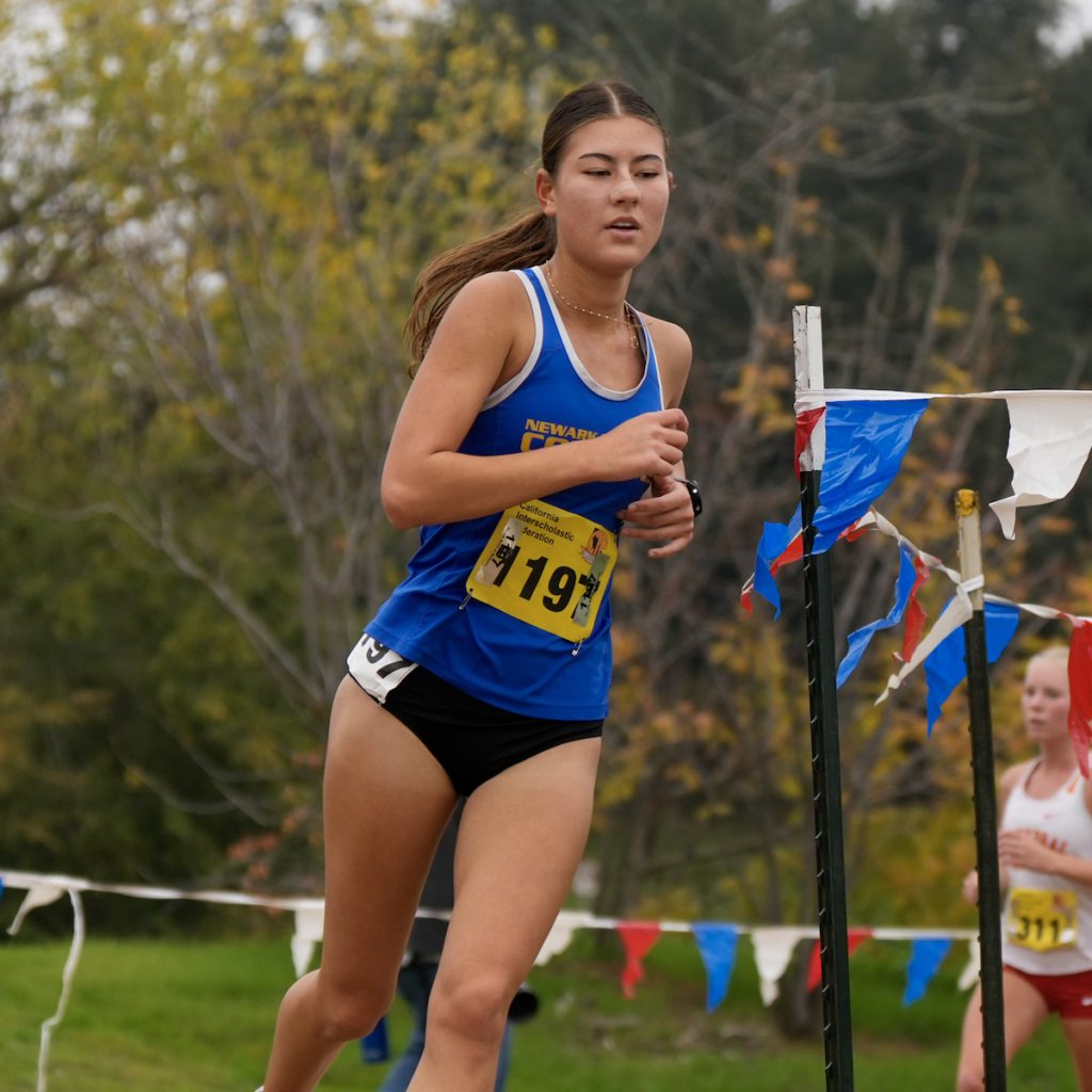 Alice McCraty was the only girl in the Mission Valley League to qualify for the State Championship in Fresno.
Photos by Todd Tokubo