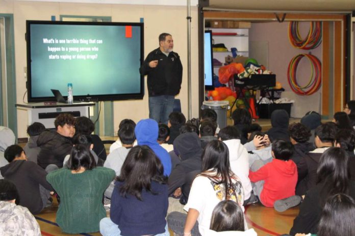 Elks deliver youth vaping prevention tour