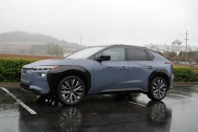 Even during a rainy drive, The 2026 Subaru Solterra deserves an award