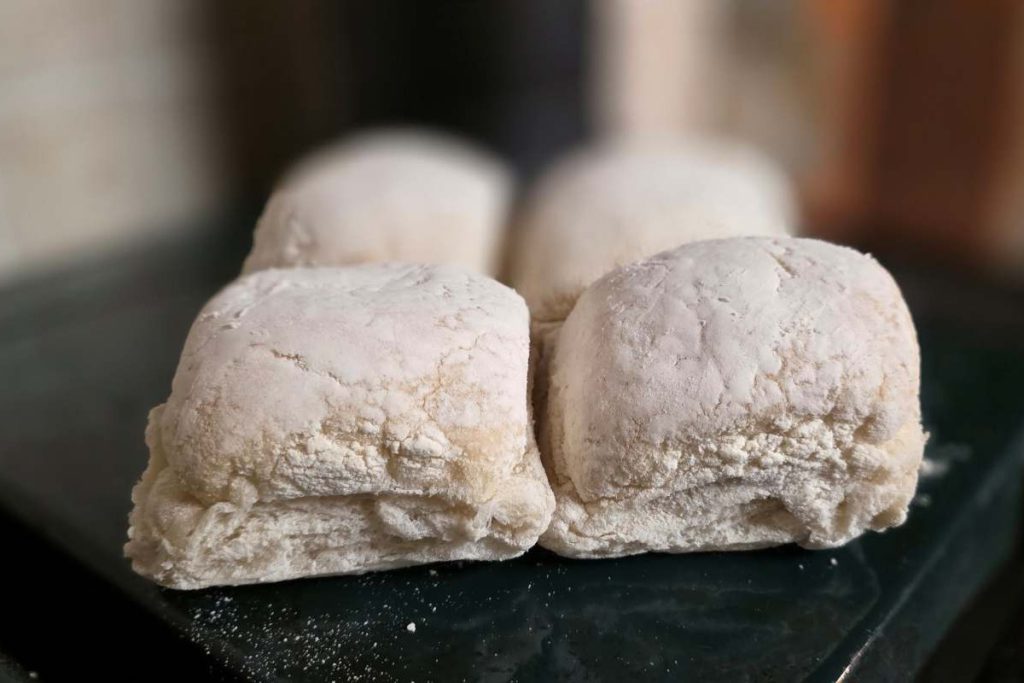 Waterford Blaa is often eaten as a breakfast sandwich with egg and sausage.
Photos by Daniel O’Donnell