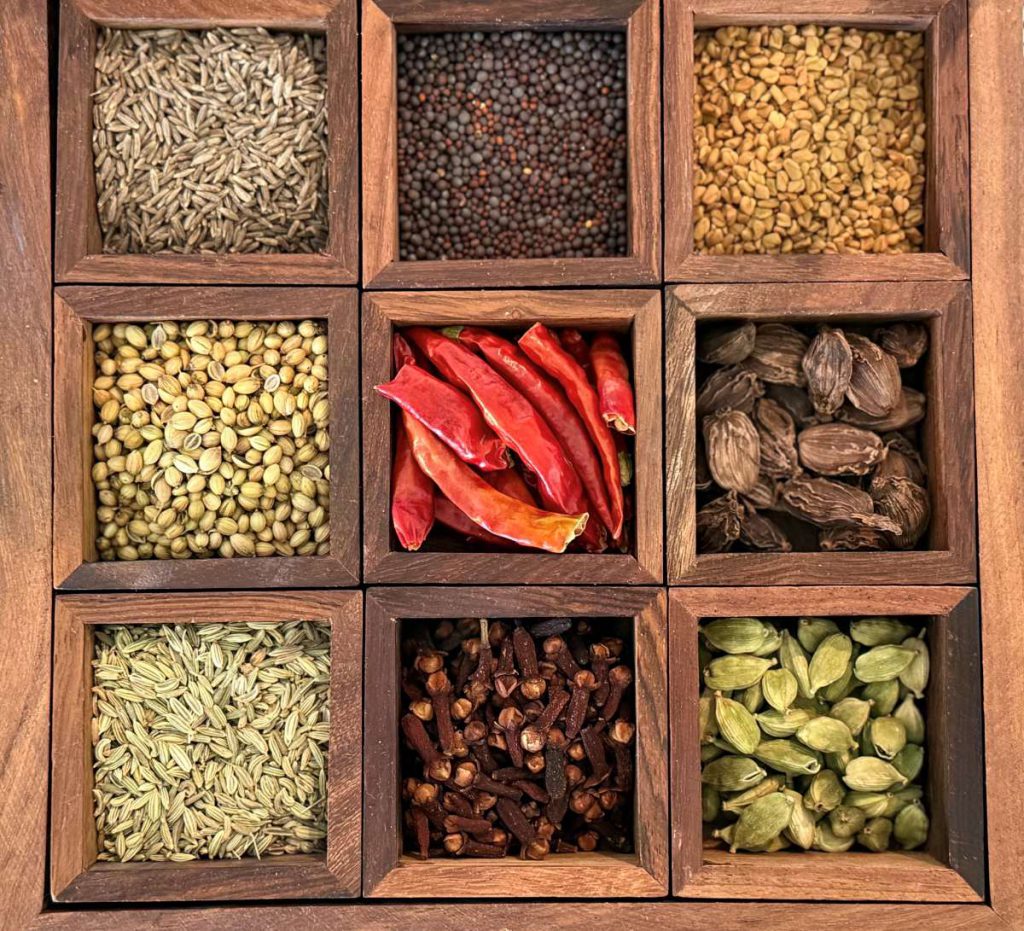 Spices add both flavor and color to a dish.
Photos by Madhvika Singh