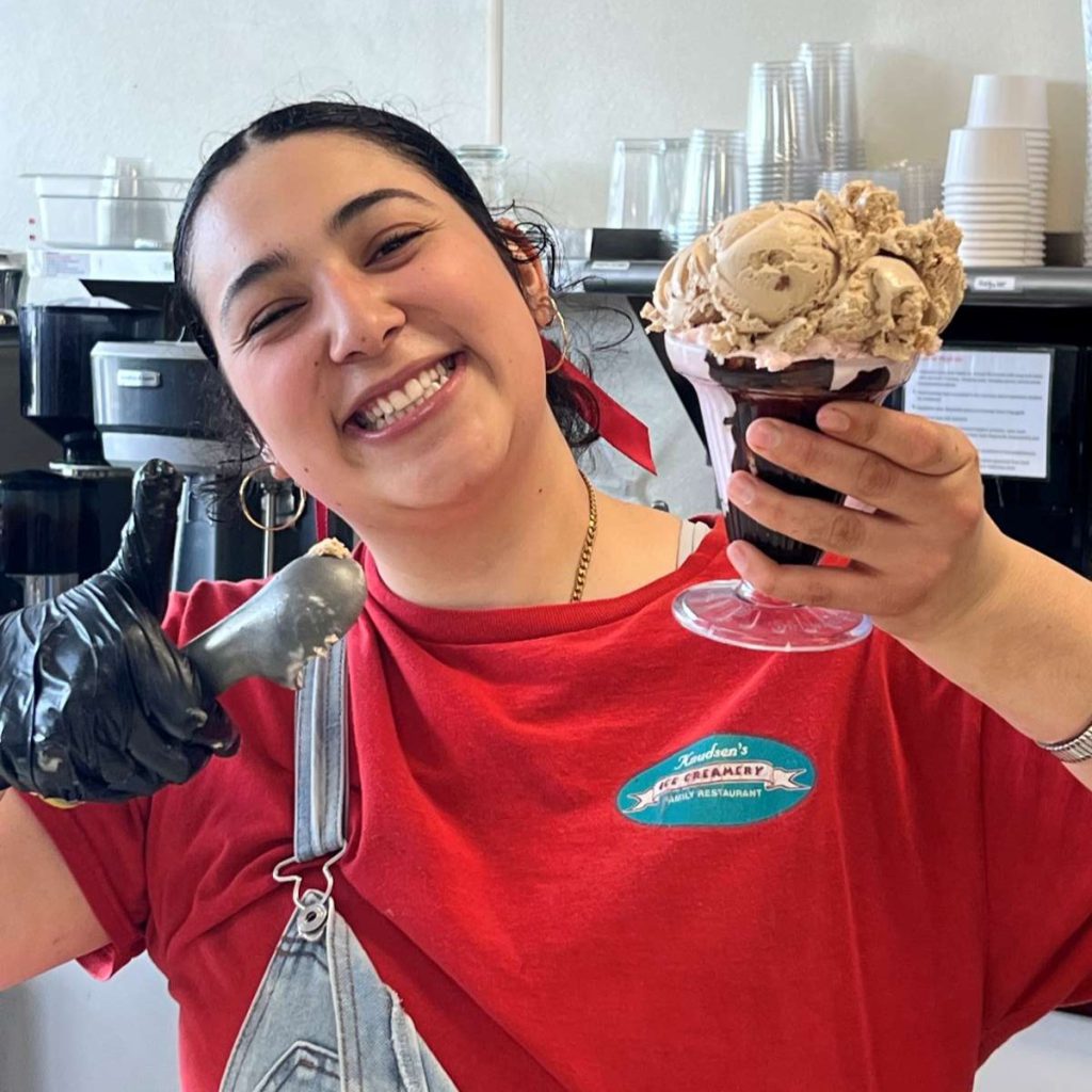 SUNDAY SERVING The ice creamery has been part of Castro Valley since 2004.
David Newman