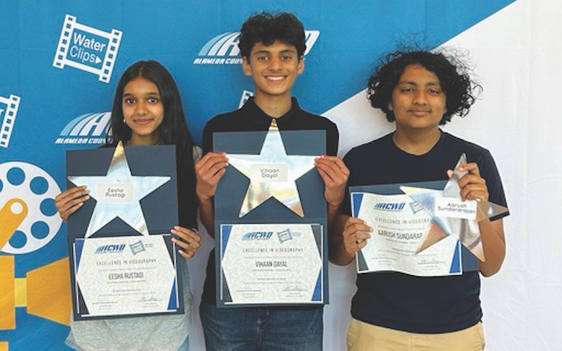 Winners from 2025 pose with their certificates.
Courtesy of ACWD