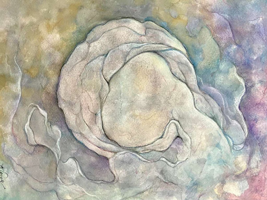 SPIRALING IN In the demo, participants will create unconventional mandalas.
Karen Haughey