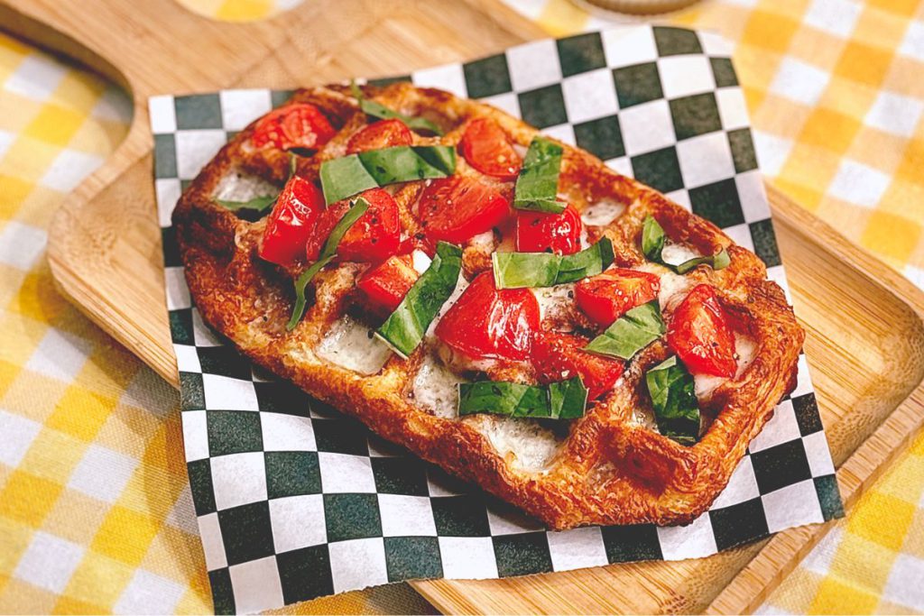 NO WAFFLING One menu item is a croffle, a croissant dough pressed in a waffle iron.
Courtesy of Tamper Room