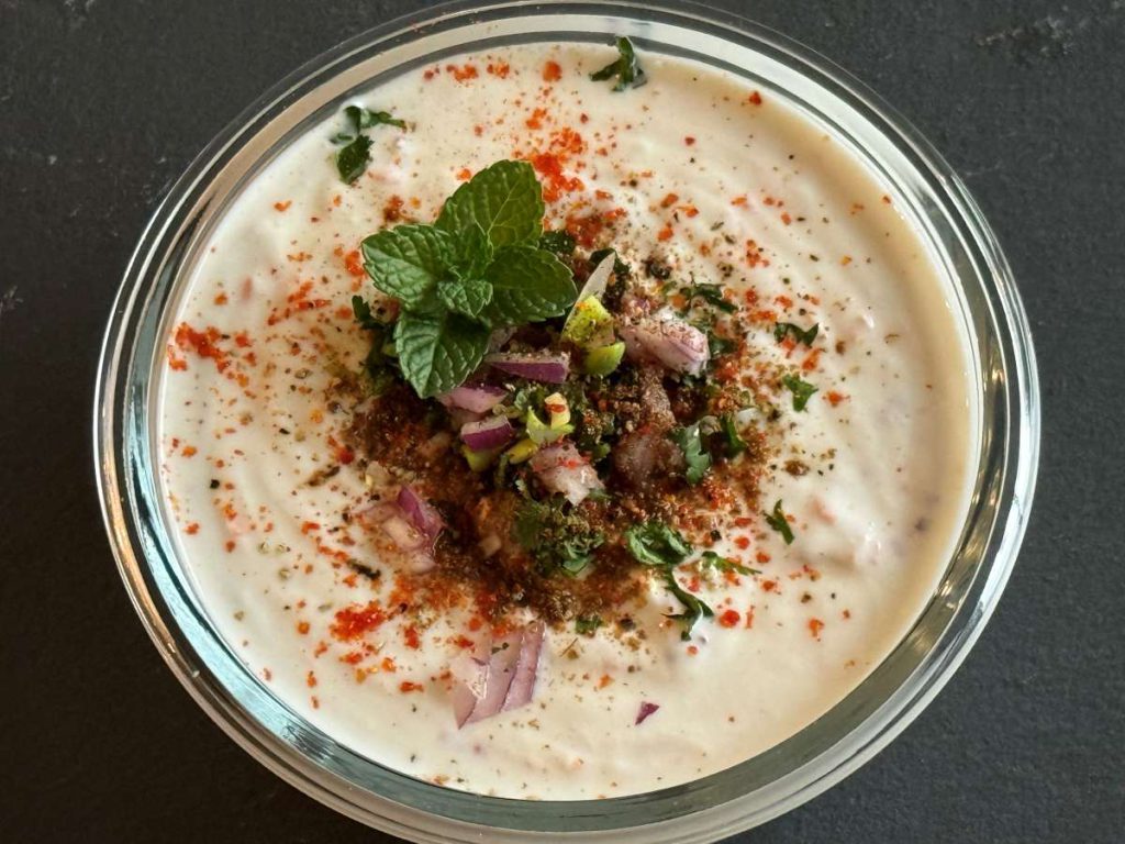 CREAM RISES While nonfat and fat free yogurts work for raita, full fat yields a richer and creamier flavor and texture.
Photos by Madhvika Singh