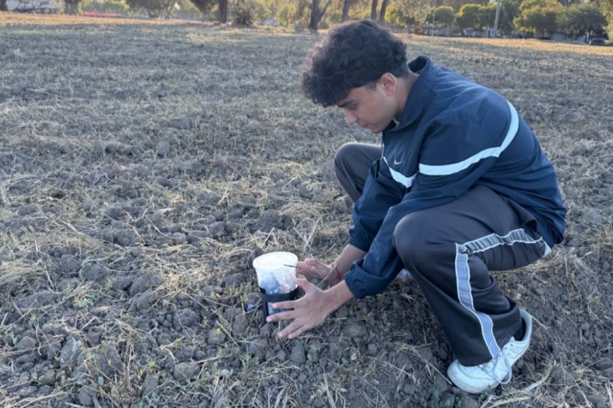Local high school students design tool to mitigate soil impoverishment