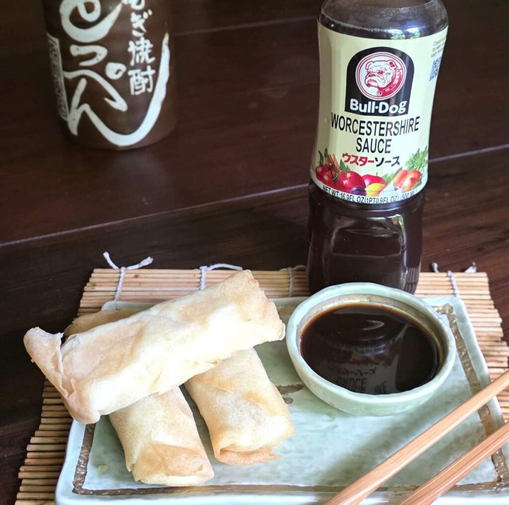 OISHII Japanese Worcestershire sauce has a fishier taste from anchovies, and a lighter and sweeter flavor overall. 
Photos by Daniel O’Donnell