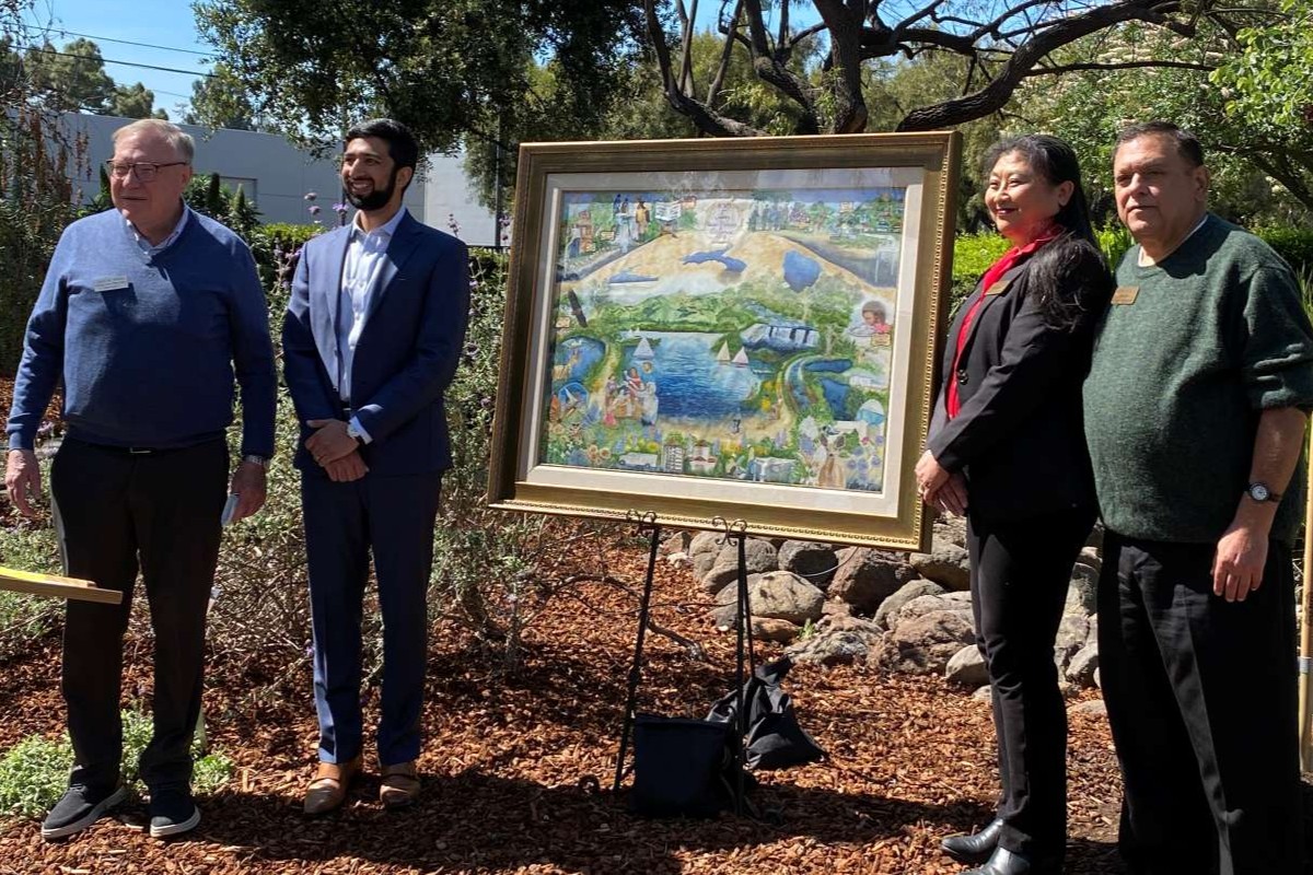 Local artist creates watercolor for water district lobby