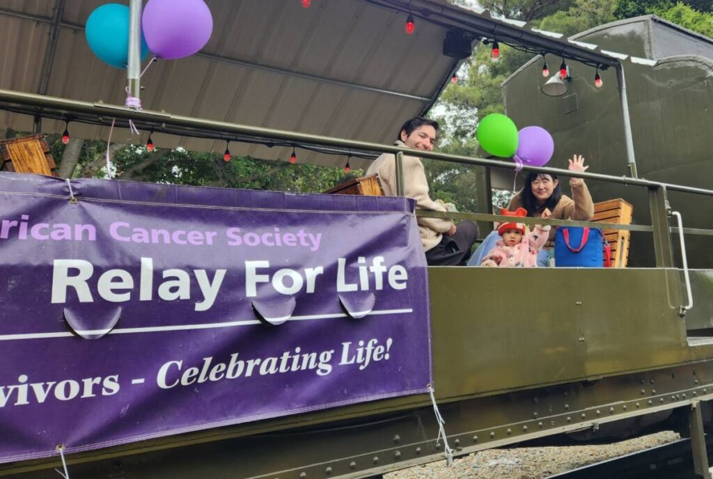 Sunol rides the rails for relay
