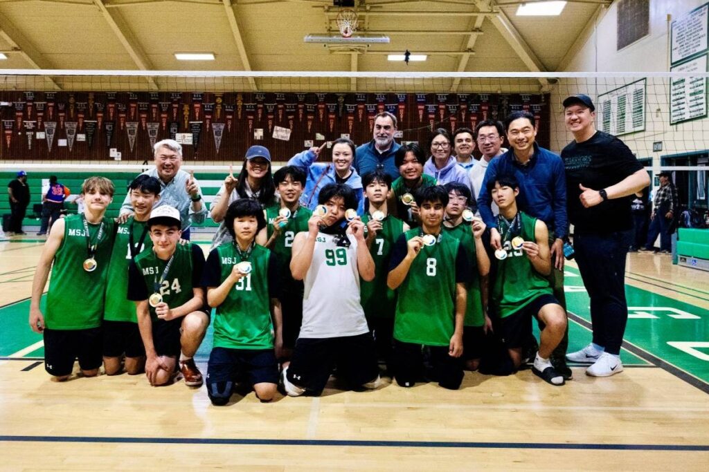 NET WIN The Mission San Jose junior varsity boys volleyball team has earned distinction among local volleyball teams. 
Coach T