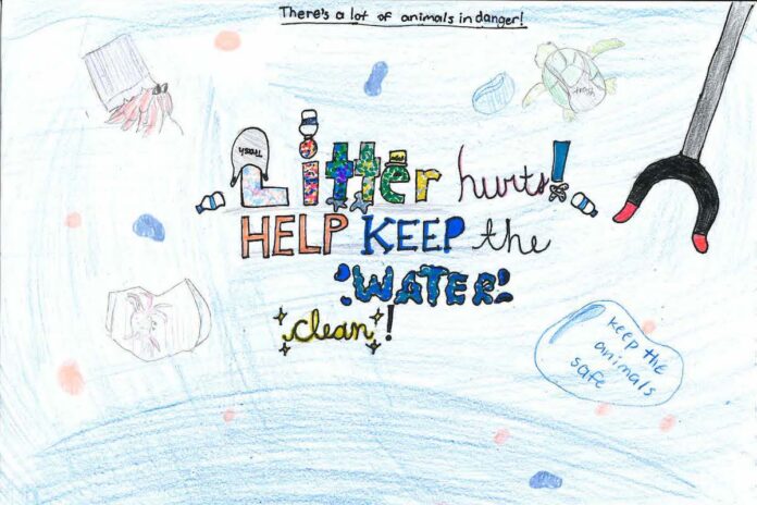 Litter hurts but posters heal
