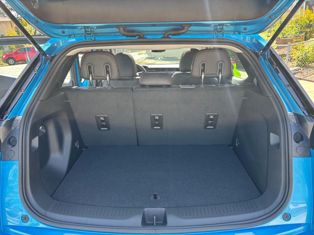 TRUNK SPACE The Bolt has a good-sized storage room in the back.
Photos by Michael Coates