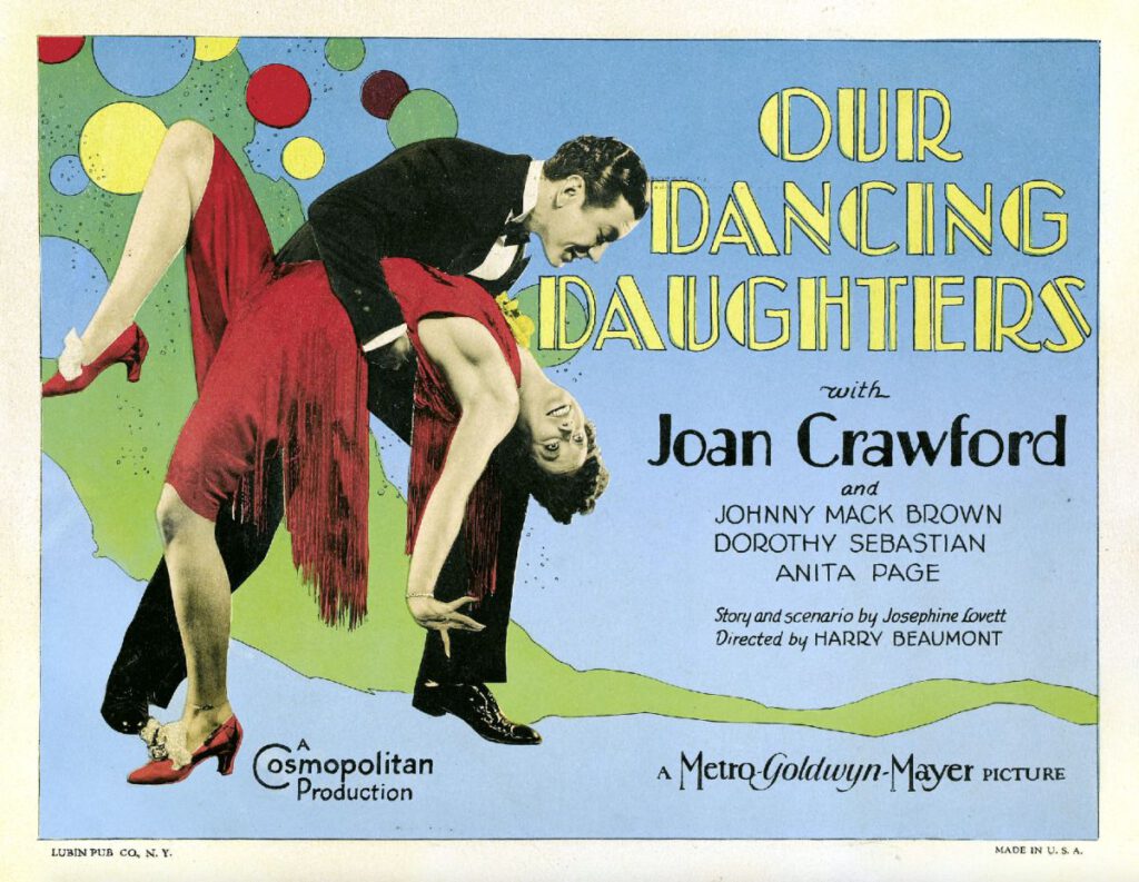 JUST DANCE Sunday rounds out the festival with a screening of ‘Our Dancing Daughter,’ starring a young Joan Crawford.
Photos courtesy of Niles Essanay