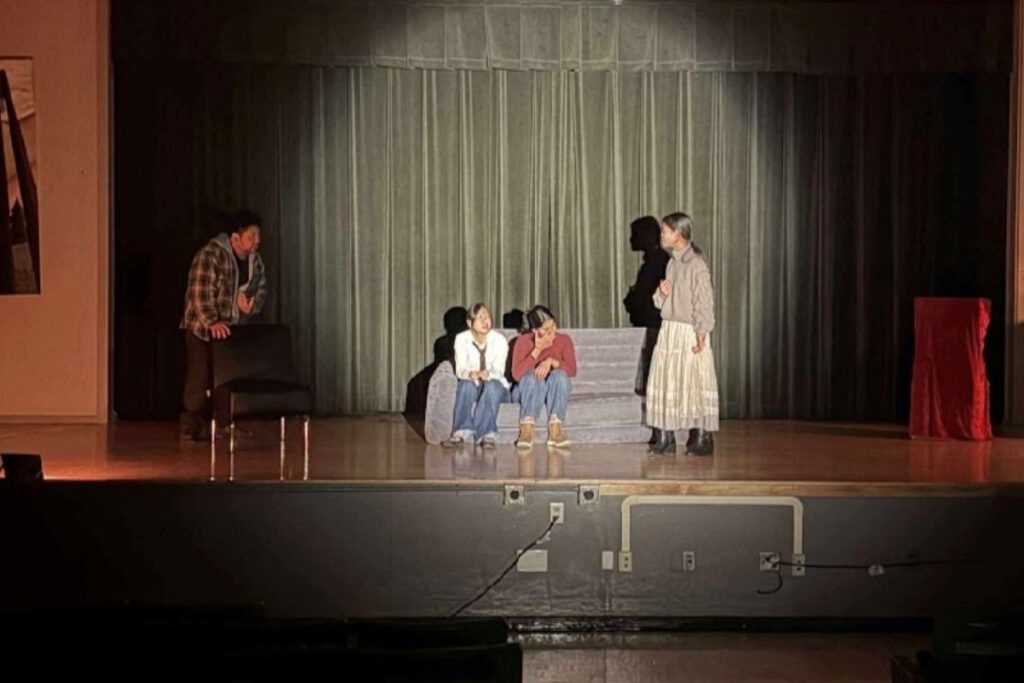 STAGED RIGHT After working through challenges with limited funding, Mission San Jose’s drama club brought ‘The Removal’ to life at the 2026 LENAEA theatre festival.
Photos courtesy of Alisha Arora