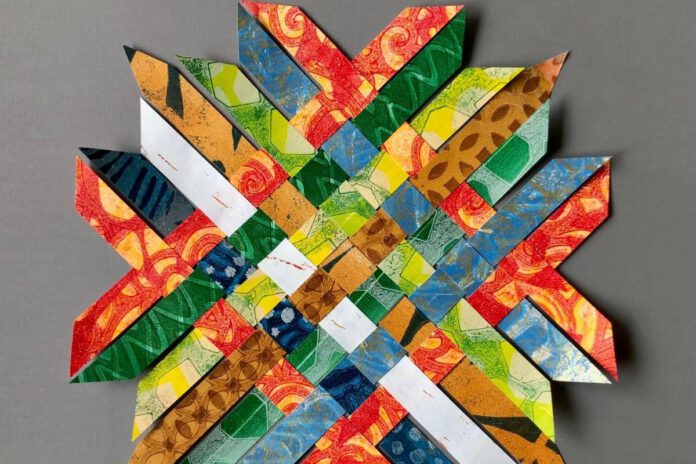 IN PRINTS Gel printing uses a gel plate to make one-of-a-kind prints. Courtesy of FAA