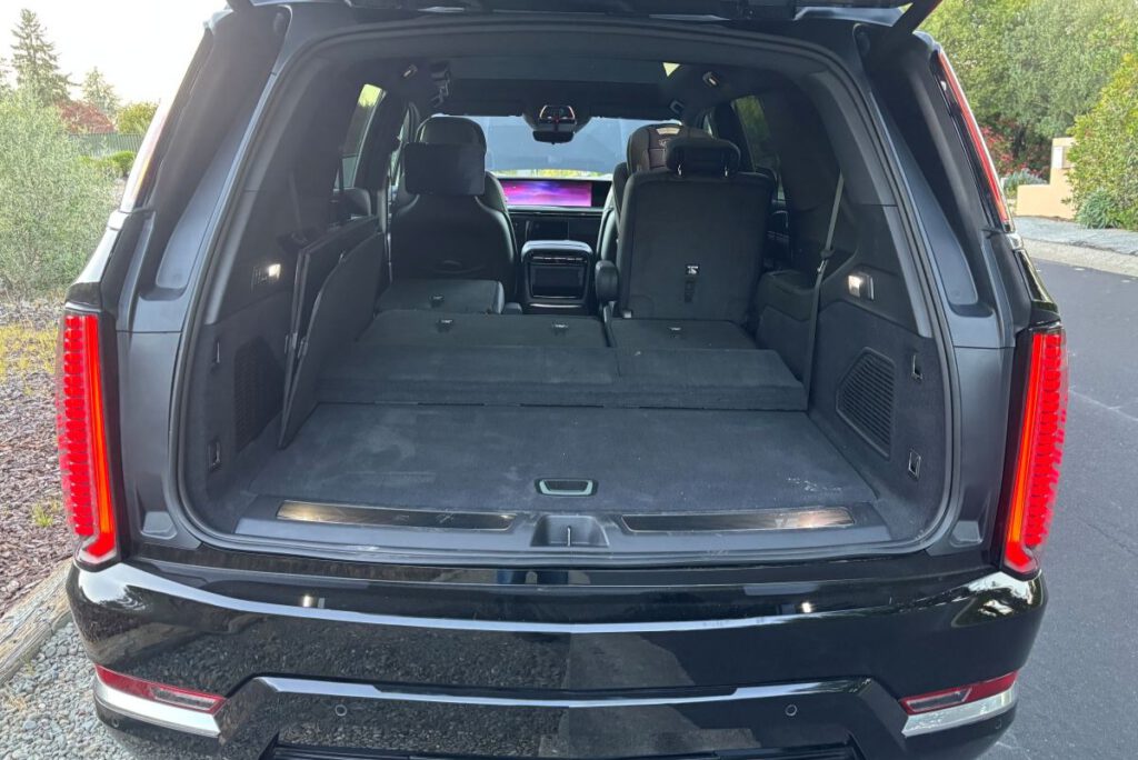 SPACE OUT Everything is supersized—vehicle, range, weight, passenger and luggage room and price.
Michael Coates