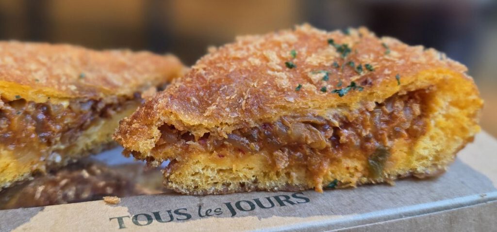 EAST & WEST H Mart’s bakery has twists on baked goods, like a spicy kimchi croquette.
Daniel O’Donnell