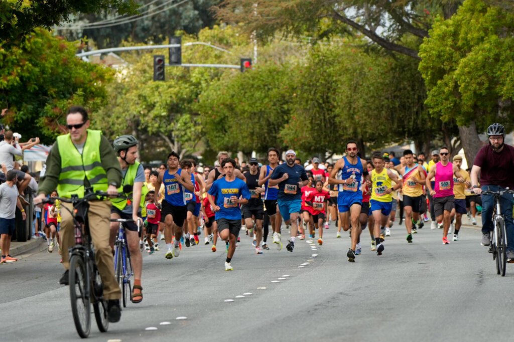 RUNWAY The Newark Mile run will start at 9am on Saturday. Todd Tokubo