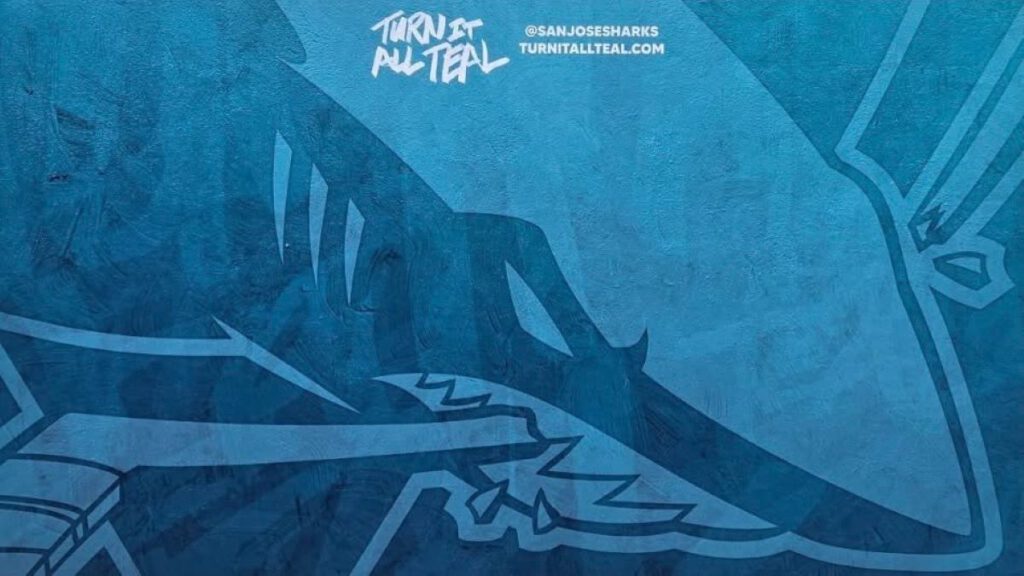 SHARK WEEK Casa del Toro will feature a San Jose Sharks mural photo opp on the exterior of the building through Oct. 2.
Courtesy of Downtown Hayward Improvement Association